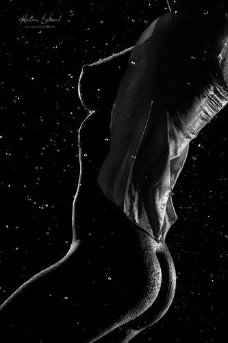 rain silhouette shoot (wet girl)