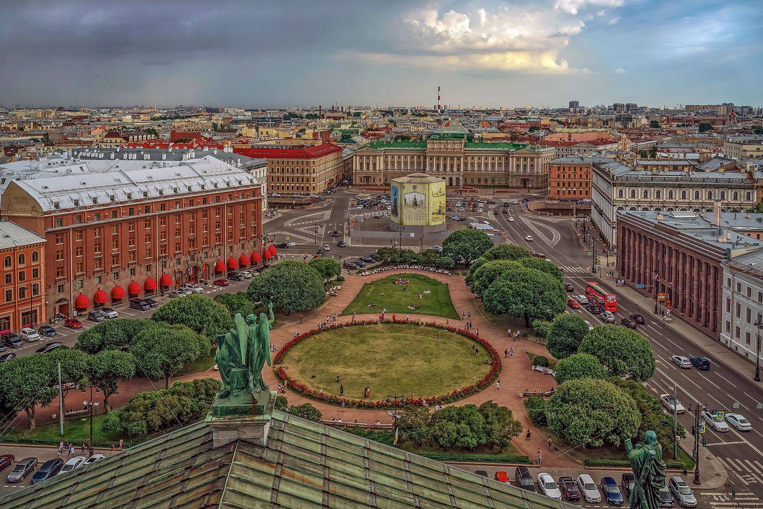 питер. собор. грибной дождик. с высоты птичьего полёта., Бирюков Вячеслав