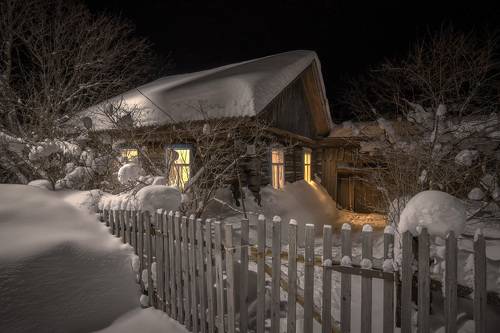 Старый домик в Покче