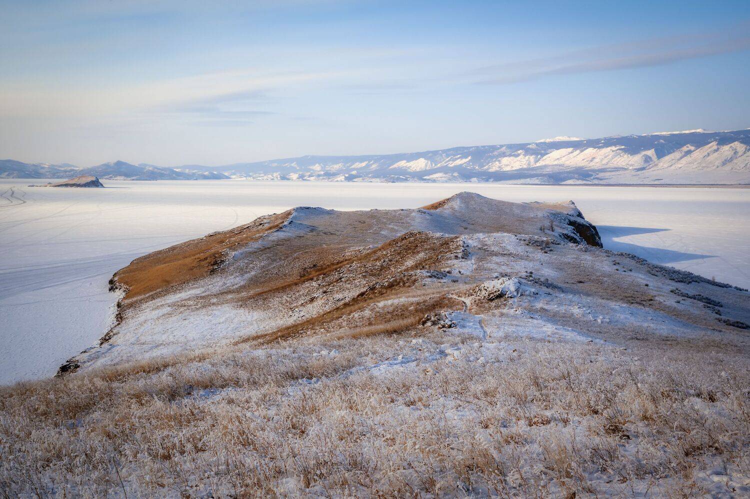 baikal lake winter snow frozen ice байкал озеро пейзаж landscape зима, Бугримов Егор