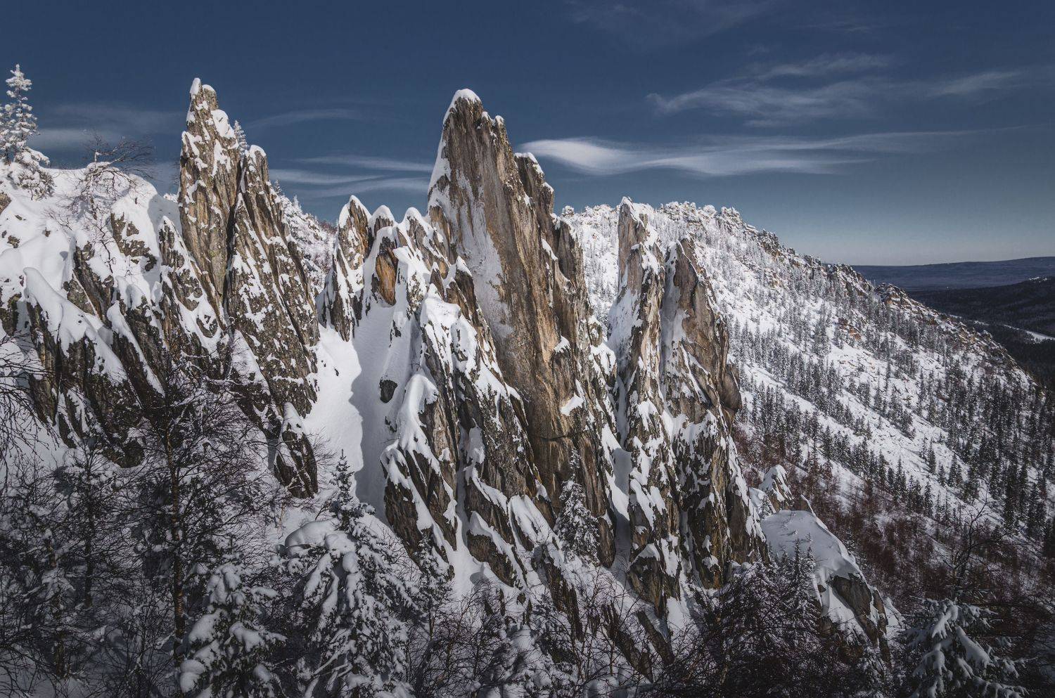 пейзаж, природа, зима, зимний пейзаж, урал, южный урал, уральские горы, природа урала, горы, скалы, природа россии, таганай, двуглавая сопка, перья, landscape, nature, winter, winter landscape, ural, southern ural, ural mountains, nature of the ural, moun, Илья Толстоноженко