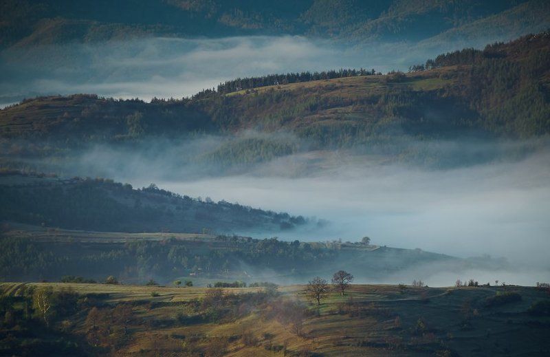 A cloudy spring morning фото превью