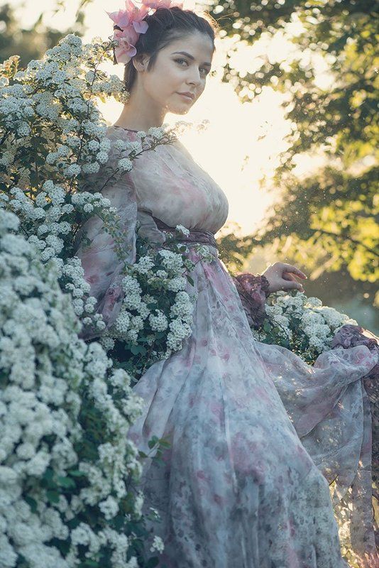 Весна, Солнечный свет, Цветы particles of light фото превью