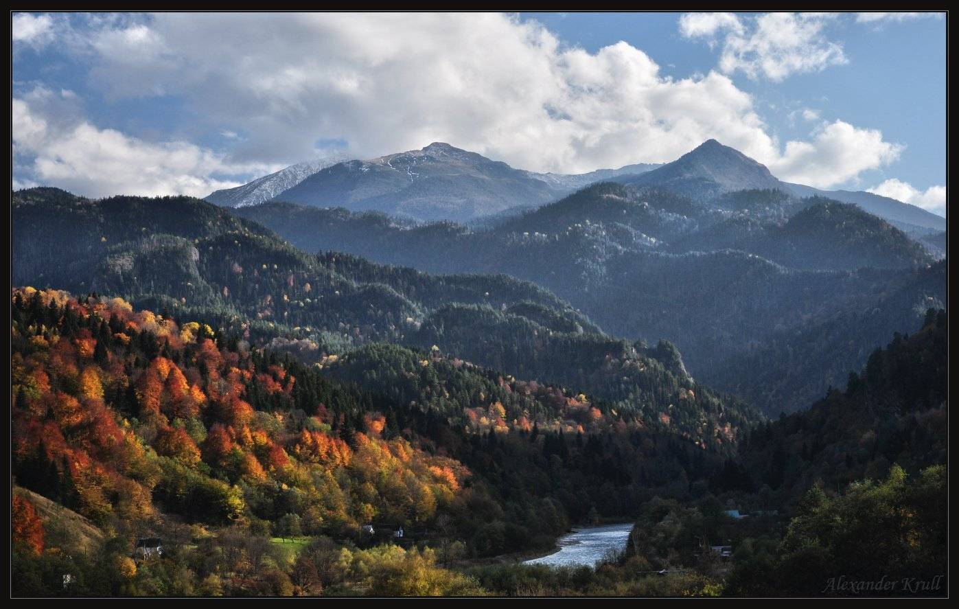 кавказ, кчр, горы, осень, Александр Круль