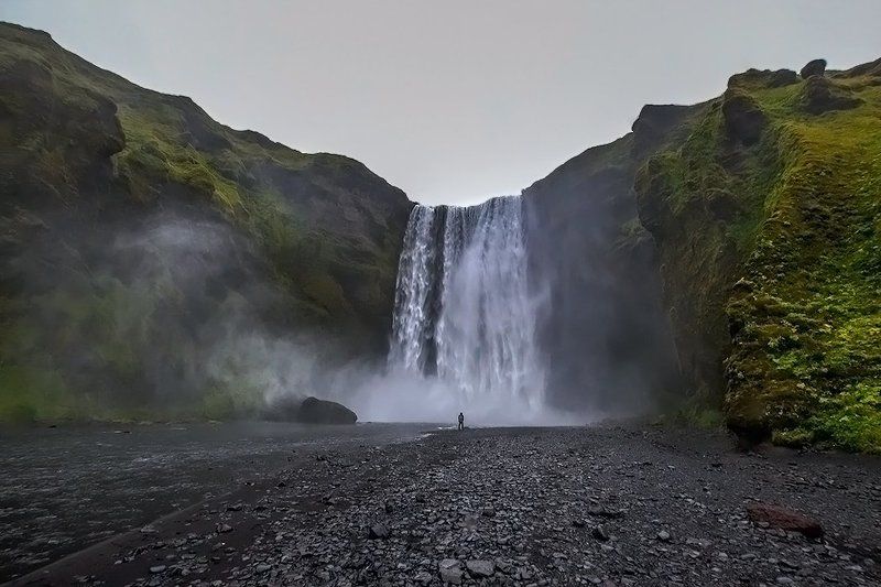 водопад скогафосс, исландия Водопад Скогафосс. фото превью