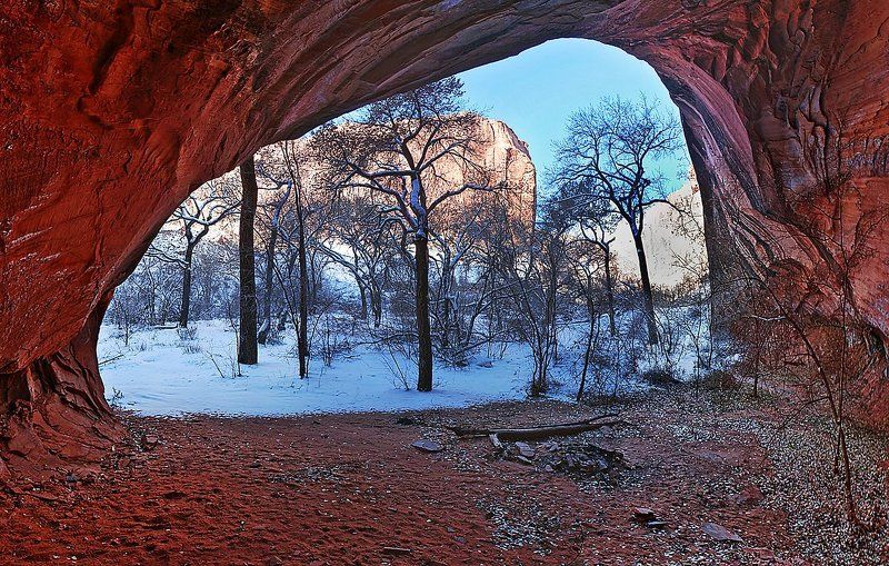 Cave panorama, HDR фото превью
