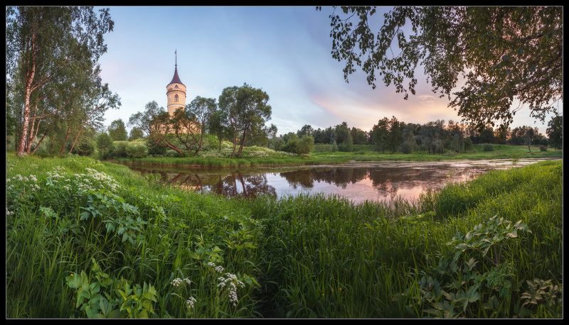 бип, павловск, бастион, замок, павел, император, закат, мариенталь, славянка, река ... про Лето, БИП, Мариенталь и Славянку... фото превью