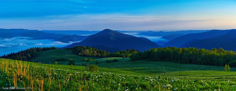 Синяя гора фото превью