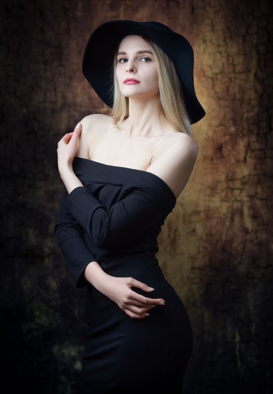 студийный портрет, красивая девушка, женский портрет, концептуальное Елена фото превью