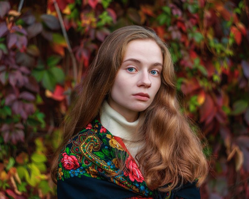 портре,девушка,гелиос,осень Анастасия фото превью