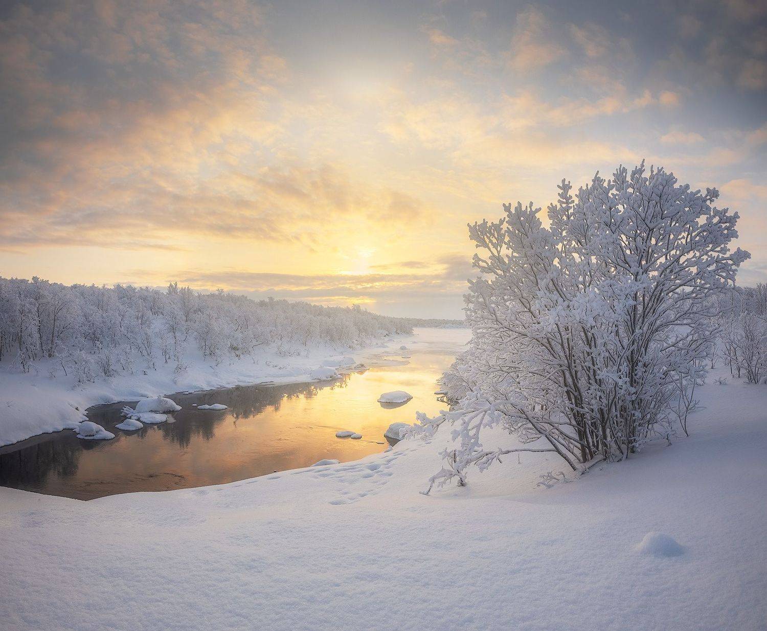 зима, заполярье, кольский, Алексей Марголин