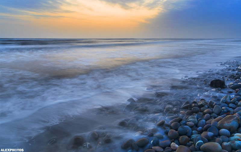Восход солнца на побережье Каспийского моря (Sunrise on the coast of the Caspian Sea) фото превью