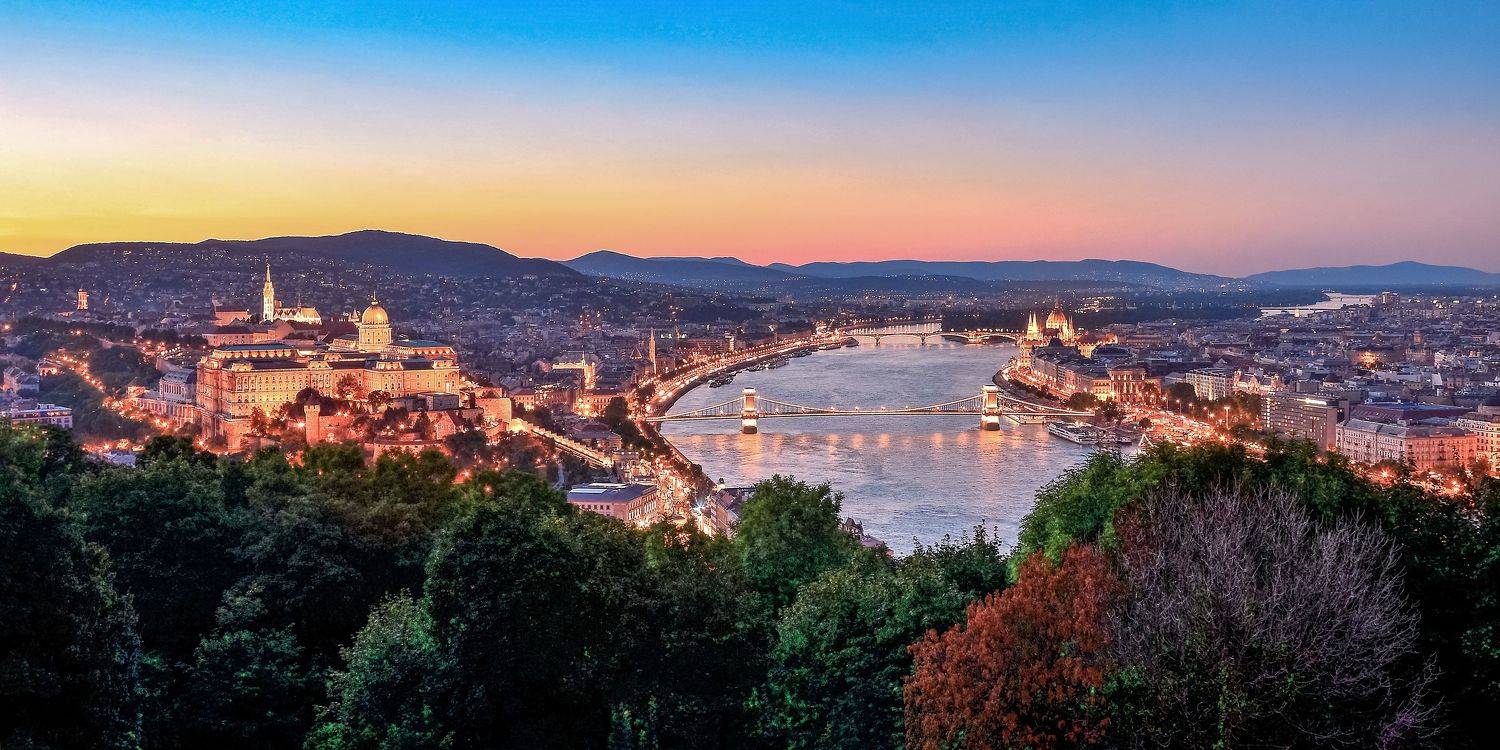 будапешт, вечер, закат, европа, венгрия, Сергей Газизов