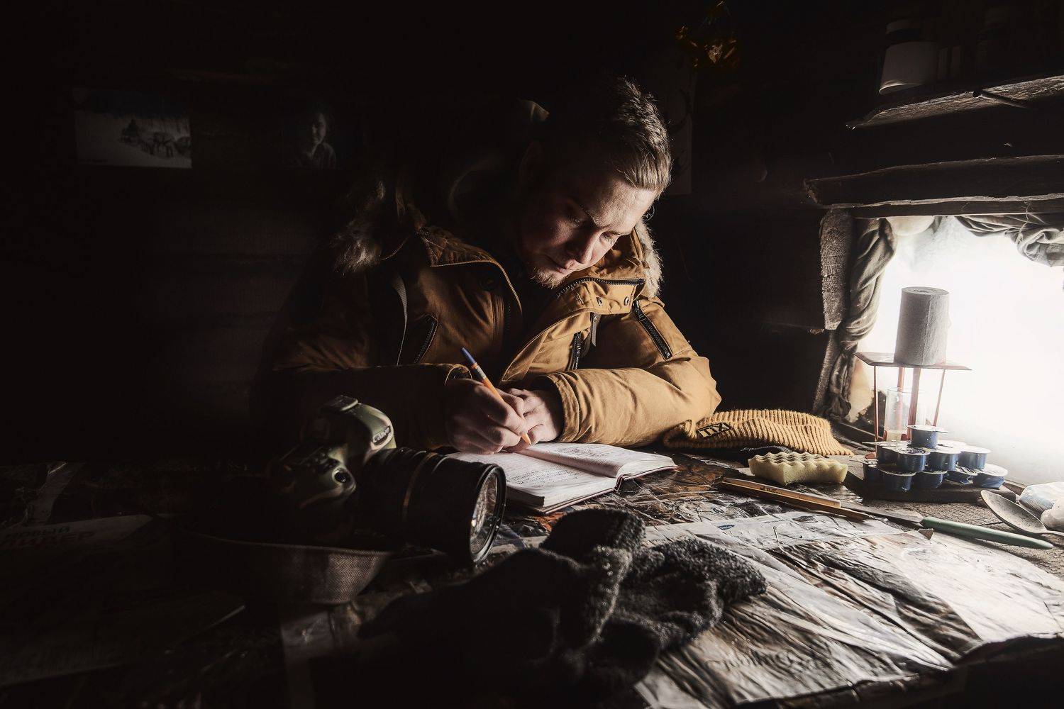 гух, главный уральский хребет, зима, мужской портрет, изба, изба бахтиярова, метель, домашний уют, лямпа кутимская, Соколова Елена