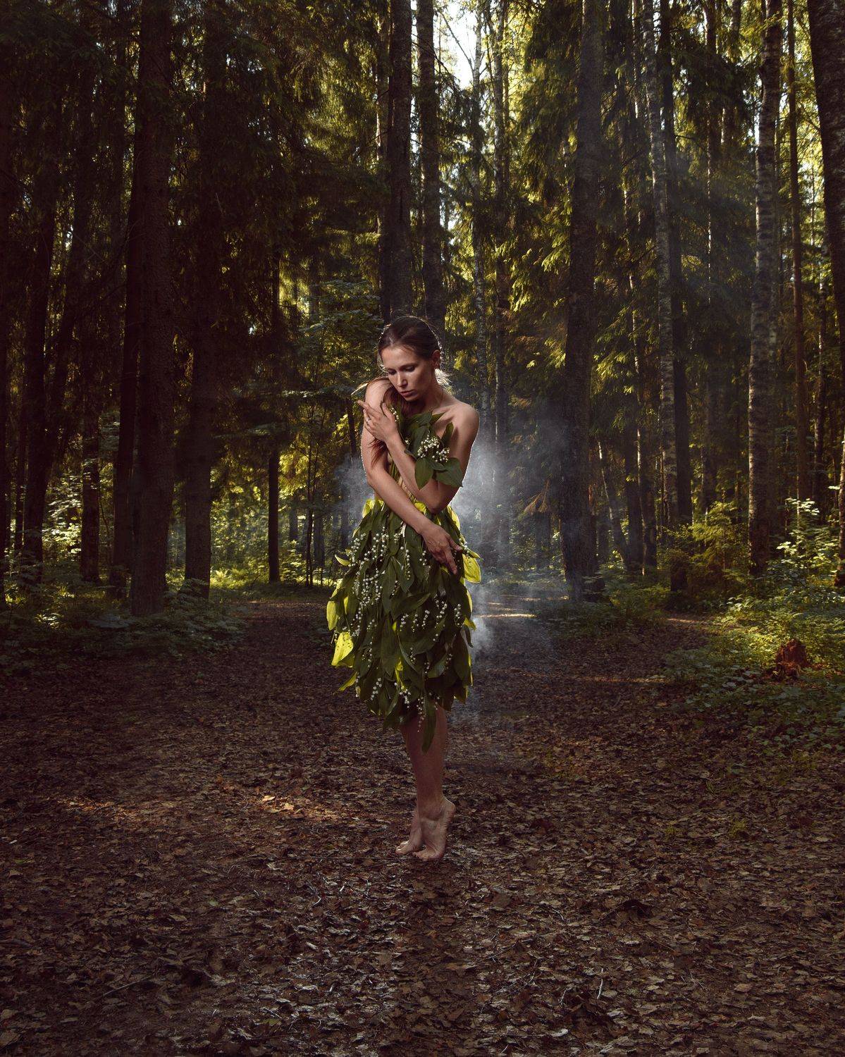 ландыш, лес, Александр Никитин