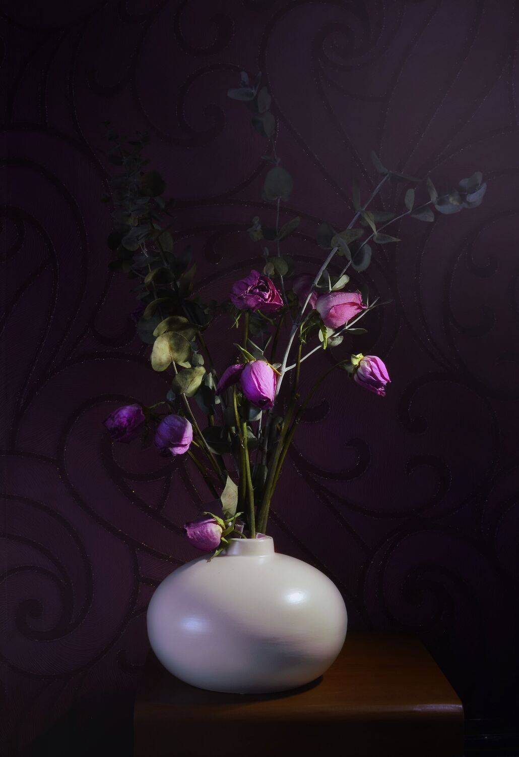 натюрморт,композиция,свет,букет,розы,сухоцвет, Инаида