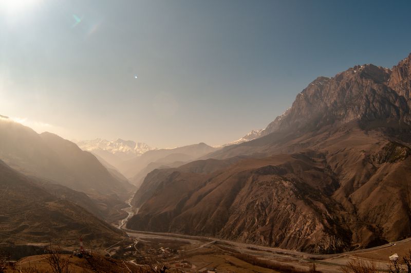 горы, природа, день Горное ущелье фото превью