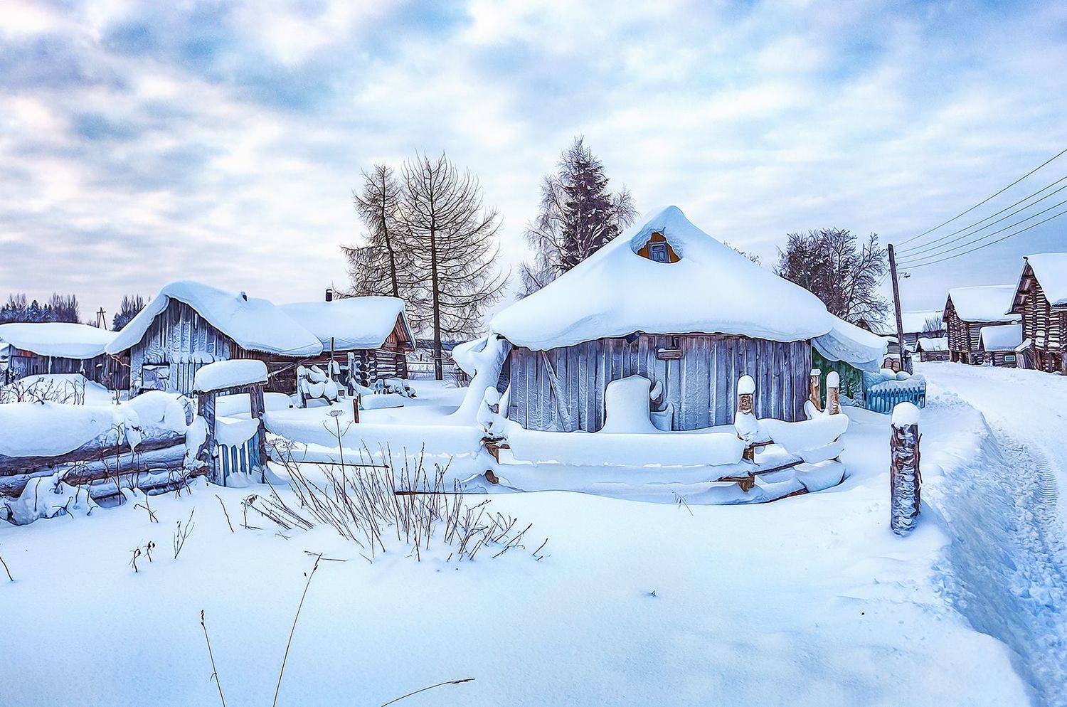 кимжа, снег, мороз, Владимир Липецких