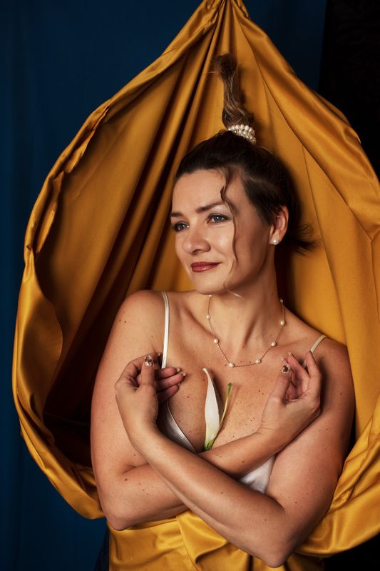 Цветы женский портрет Цветок4 фото превью