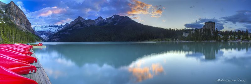 Lake, Moumtains, Summer, Sunset, Tranquility, Zen Anticipation of Zen фото превью