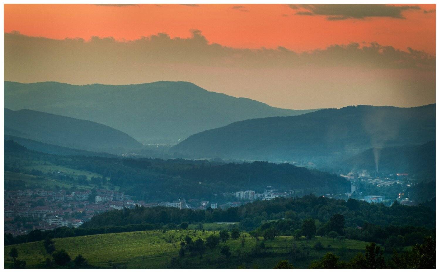 Landscape, Sunset, miroslav disanski