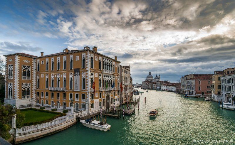 Venezia ... Большой Канал с моста Академия ... мимоходом фото превью