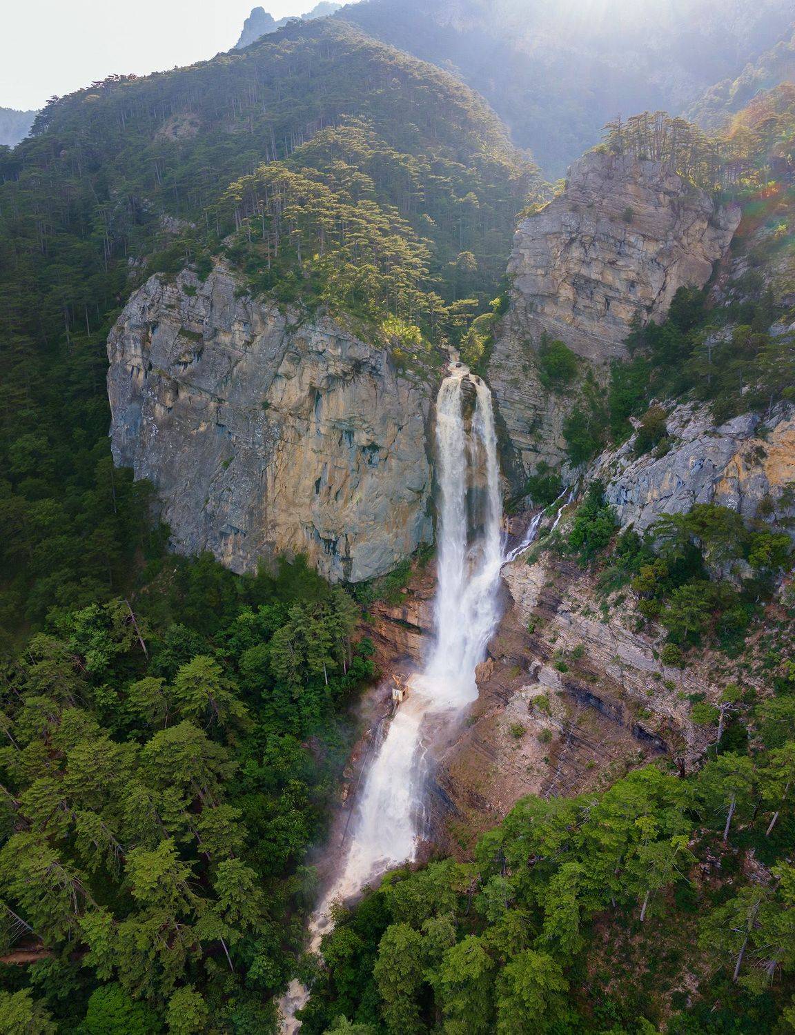 учан-су, водопад учан-су, ай-петри, водопад, заповедник, крым, ялта, пейзажи крыма, гора ай-петри, заповедный крым, Serge Titov