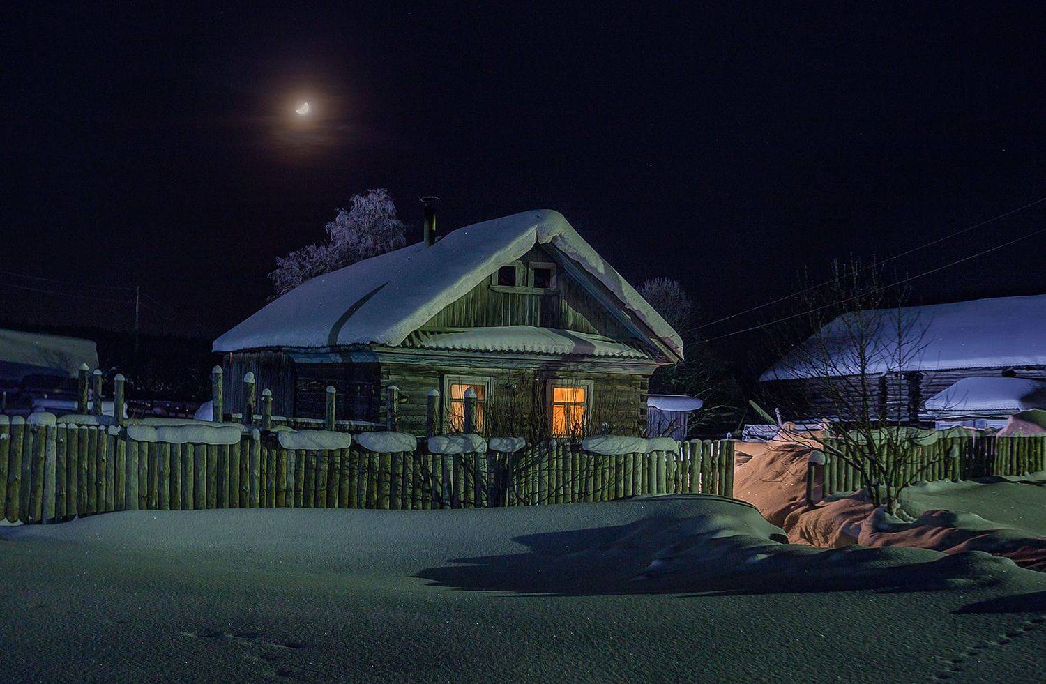 зима, погост, ошевенское, Владимир Липецких