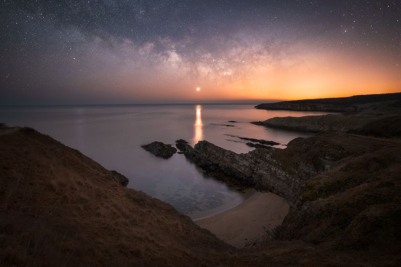 February Milky Way and rising Venus  фото превью