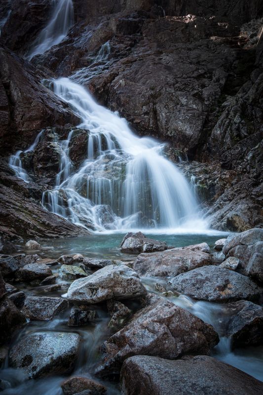siklawa, wielka, wielka siklawa, tatry, tatra, tatras, polska, poland, zakopane, dolina pięciu stawów, dolina, pięciu, stawów, pieciu, stawow, dolina pieciu stawow, d5s, mountain, hills, rock, waterfall, stones, water, cold, dark Great Siklawa фото превью