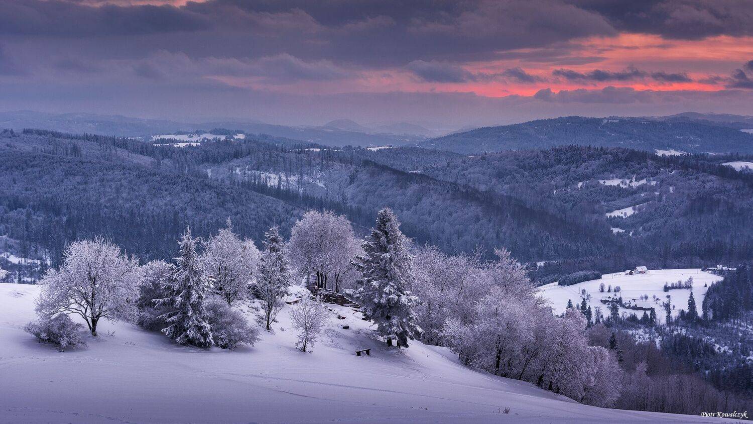 polska, zima, beskid śląski, Kowalczyk Piotr
