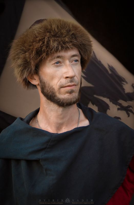 Прусс, воин, портрет, мужчина, Мамоново, реконструкция, образ, лицо, Восточная Пруссия, Германия, Pruss, warrior, portrait, man, Mamonovo, reconstruction, image, face, East Prussia, Germany  «Прусс» фото превью