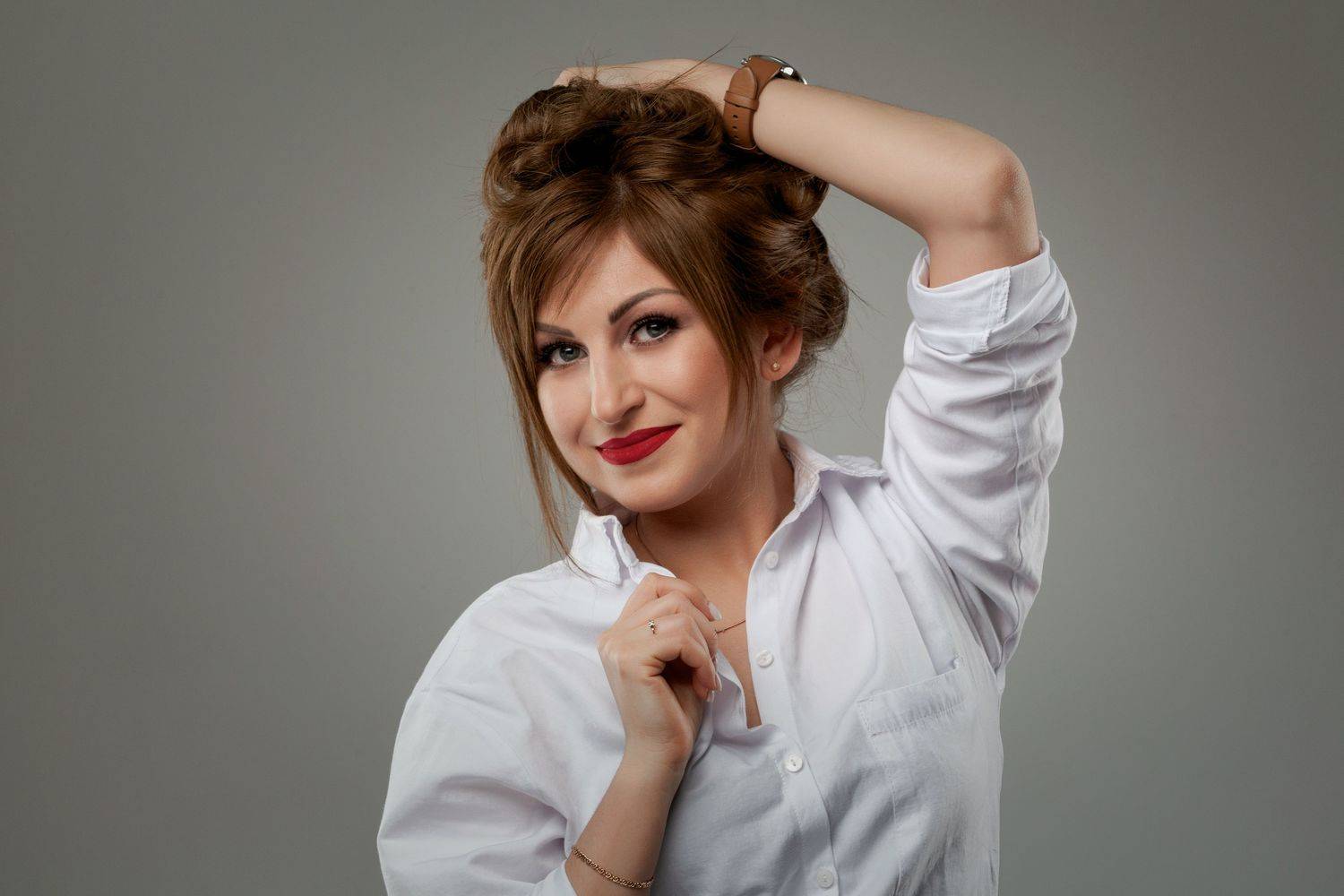 портрет, студия, девушка, Евгений Дёгтев