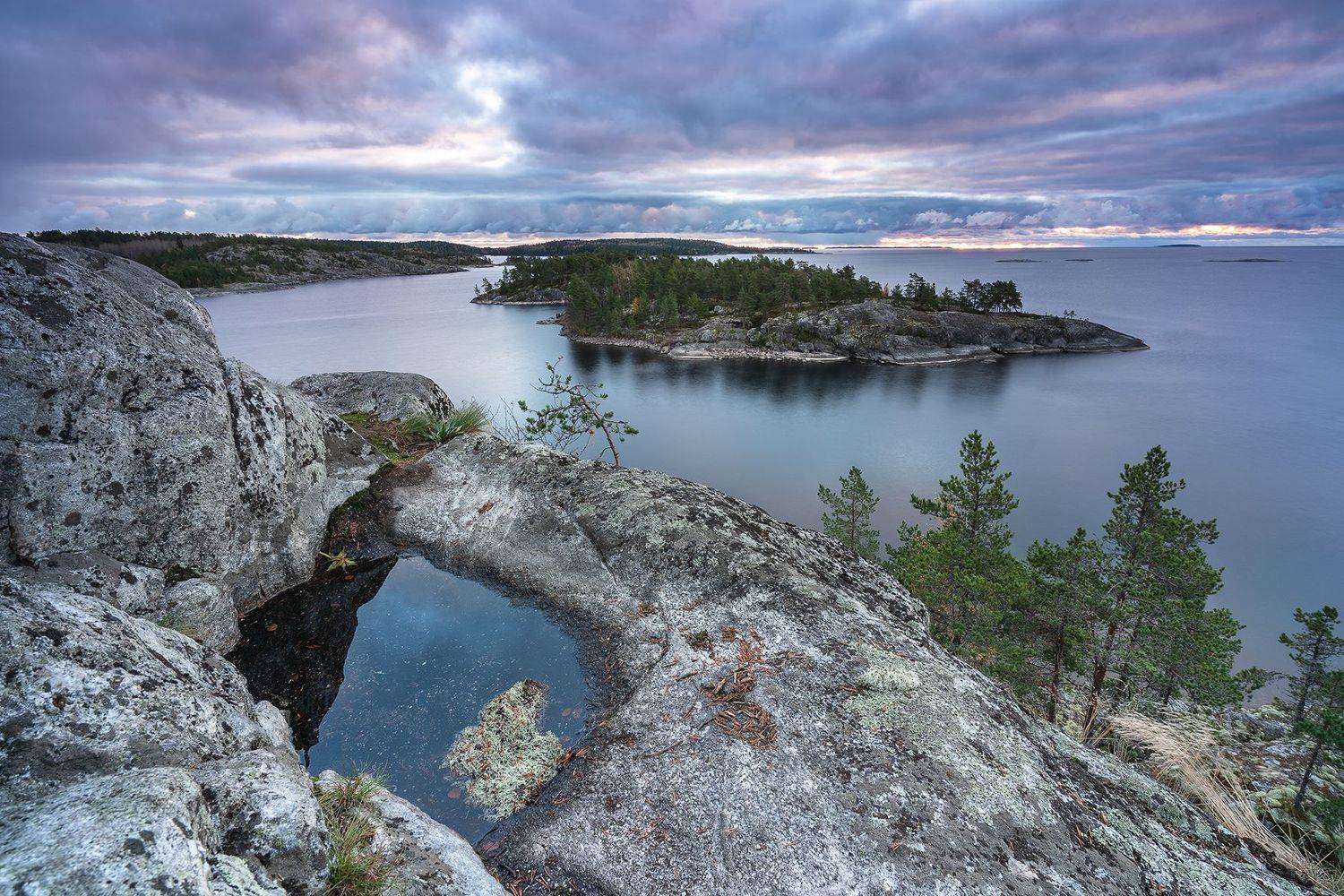 пейзаж, природа, Россия, Карелия, Ладога, шхеры, Лариса Николаевна Дука