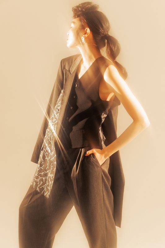 портрет, красота, женский портрет, мода, стиль, ретро, portrait, fashion, style Yuna фото превью