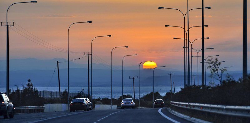 Road to the sunset фото превью