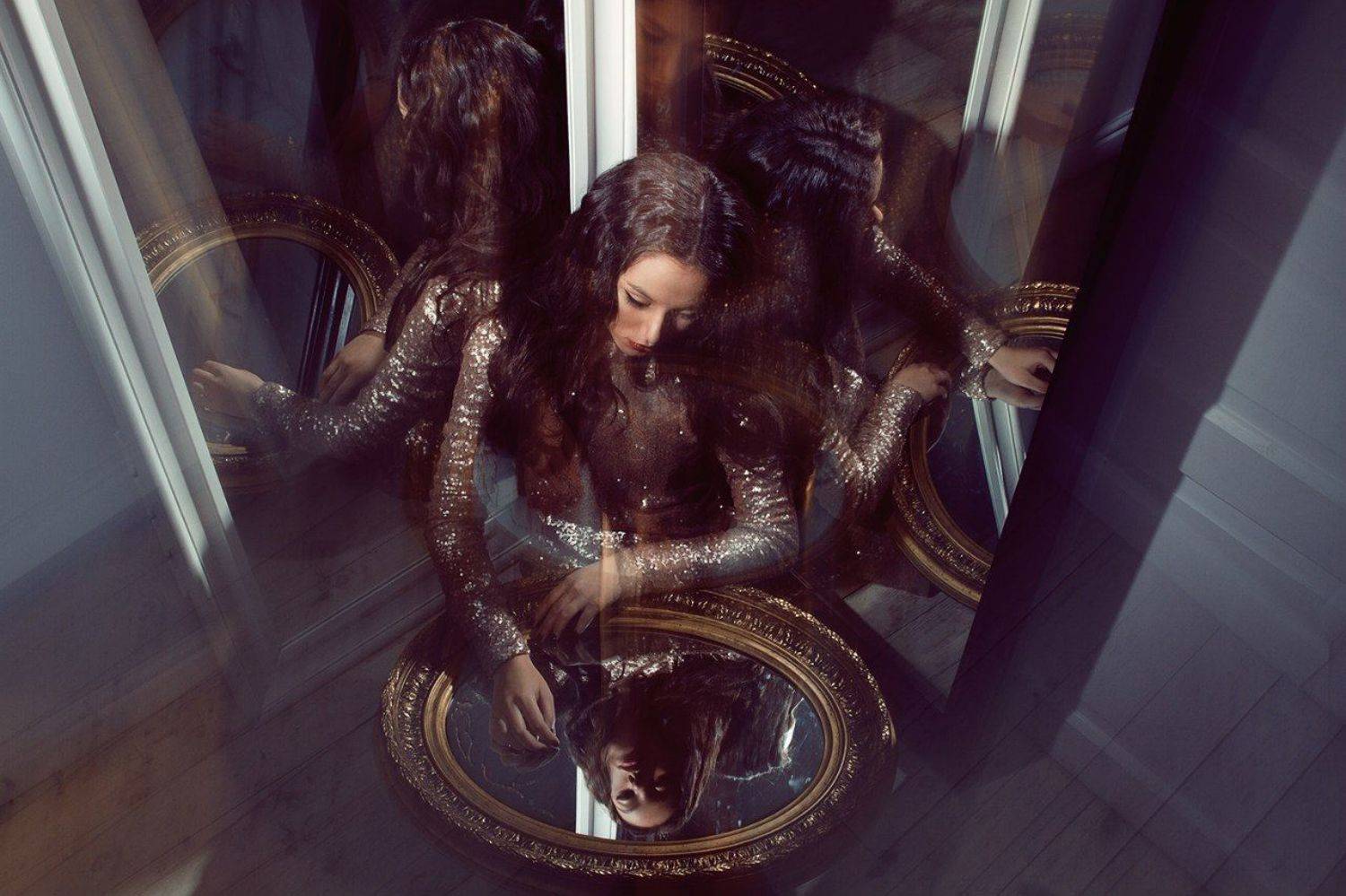 Beauty, Girl, Mirror, Reflection, DinaraK