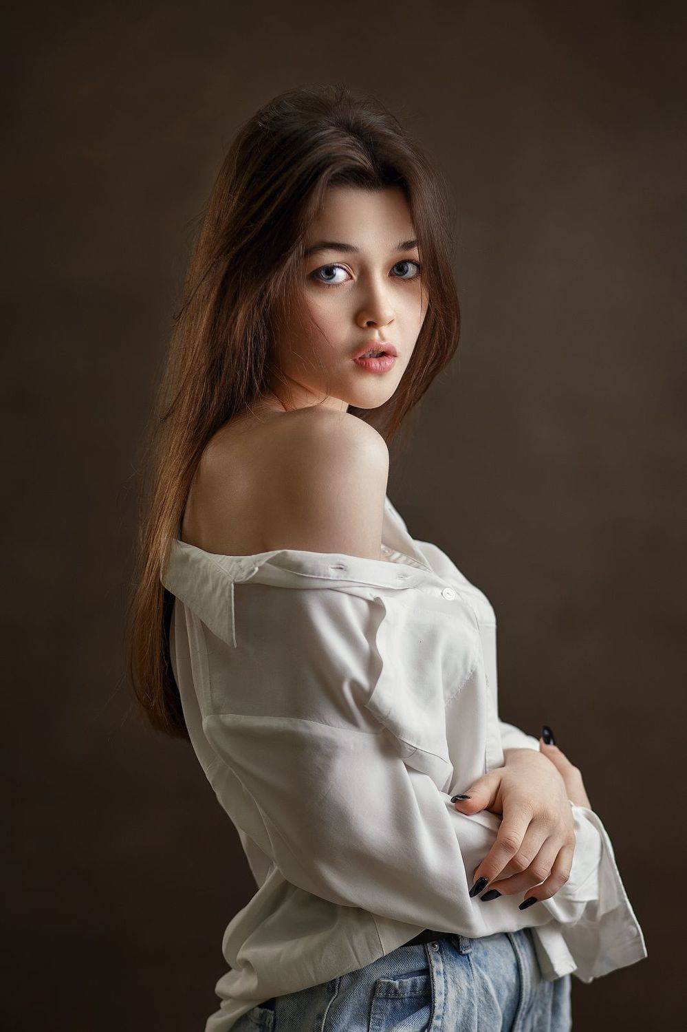 портрет девушка, Михаил Корнилов