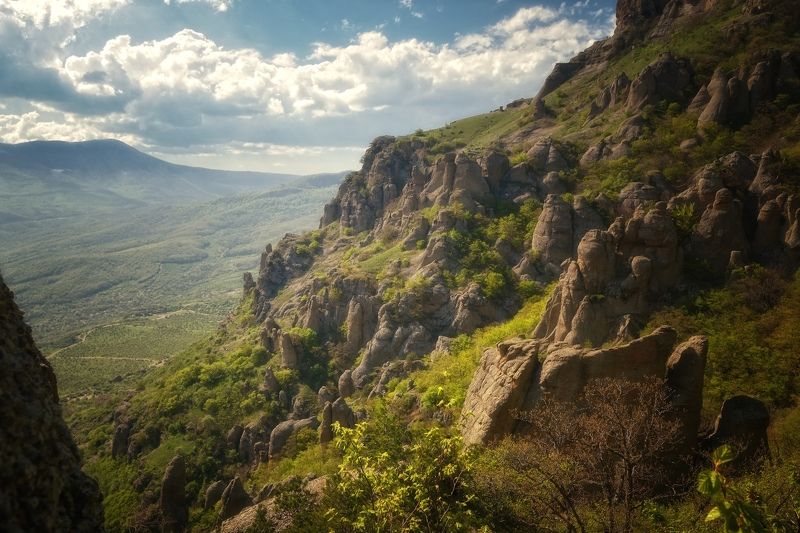 крым, димерджи, горы Долина приведений фото превью