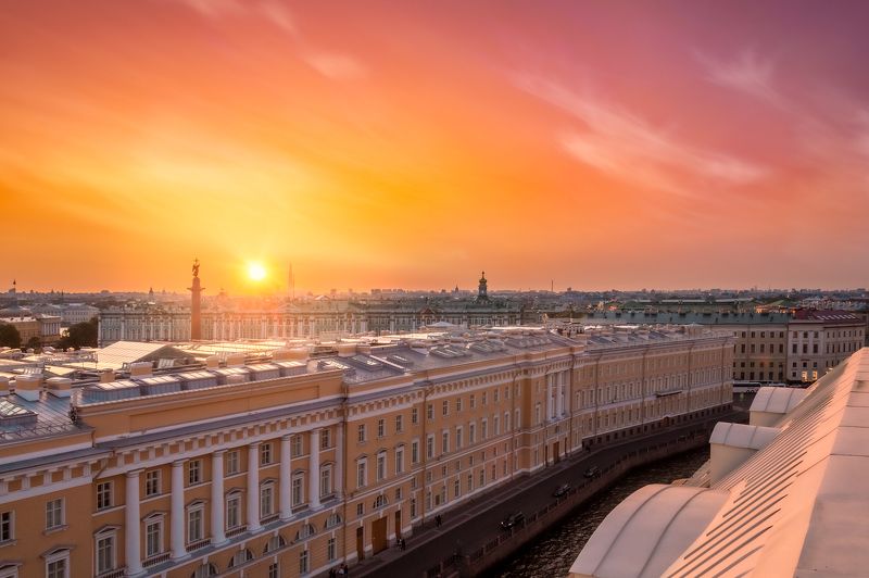 #питер #вечер #крыши #piter  фото превью