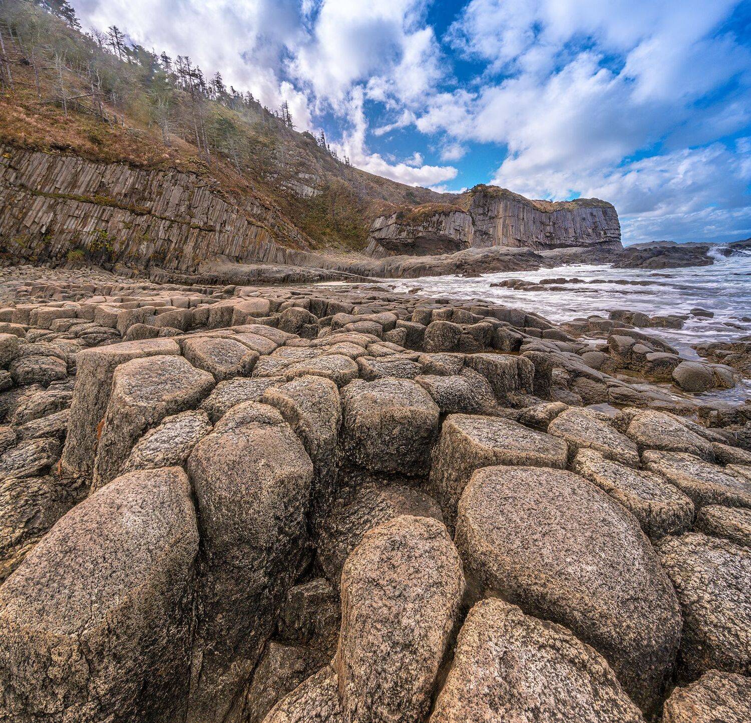 пейзаж, природа, Россия, Курилы, Кунашир, Юнеско,Столбчатый, Лариса Николаевна Дука