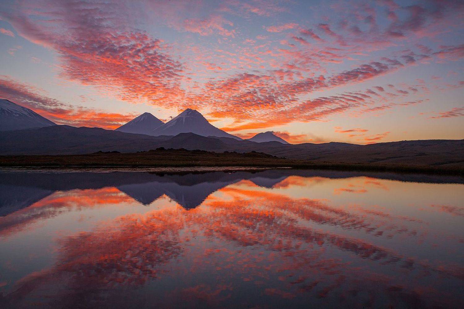 Камчатка, вулкан, рассвет, природа, путешествие, фототур, пейзаж, , Денис Будьков
