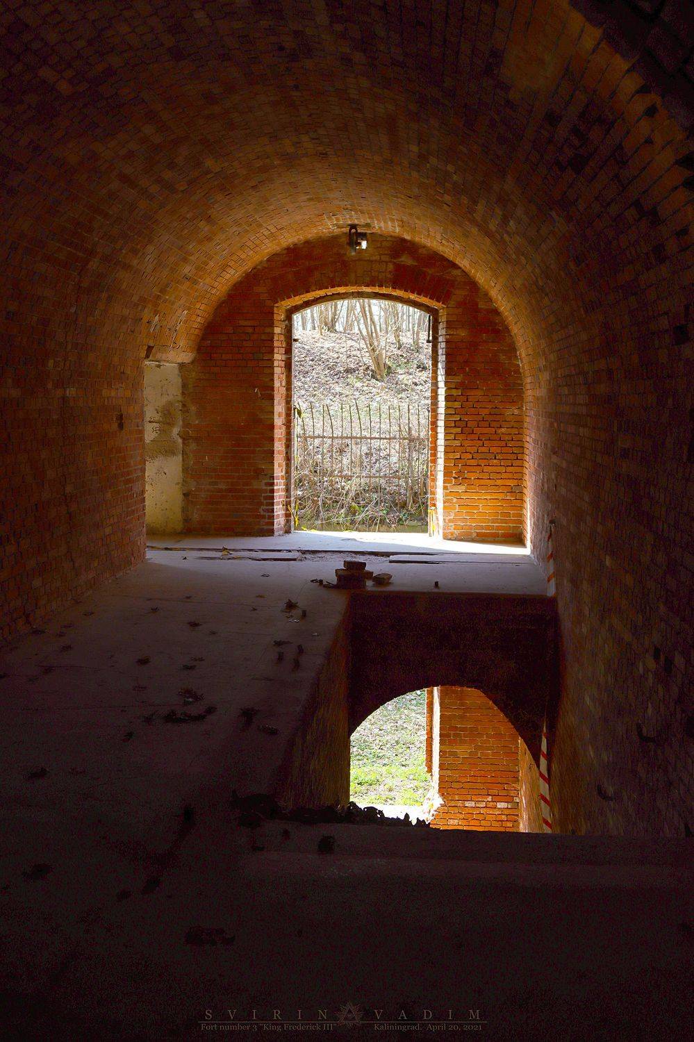 король фридрих iii, форт, подвал, проход, архитектура, этаж, восточная пруссия, калининград, россия, 2021год, укрепление, крепость, king friedrich iii, fort, basement, passage, architecture, floor, east prussia, kaliningrad, russia, 2021, fortification, f, Vadim Svirin