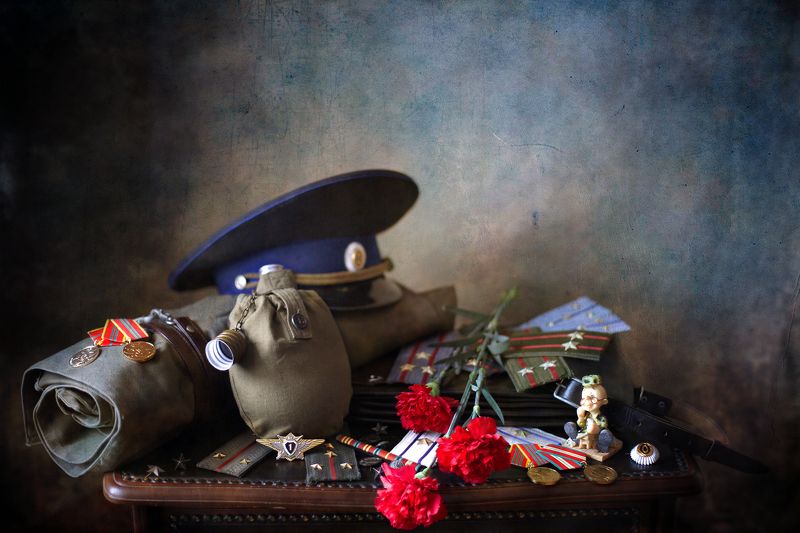 миламиронова, фотонатюрморт, мужчина, защитник, отечество, праздник, гвоздики, армия Мужчинам... фото превью