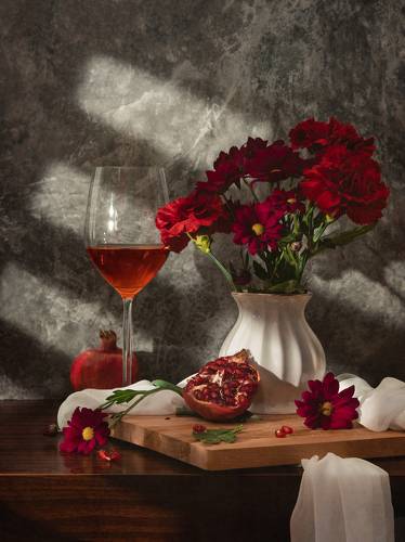 Красный натюрморт