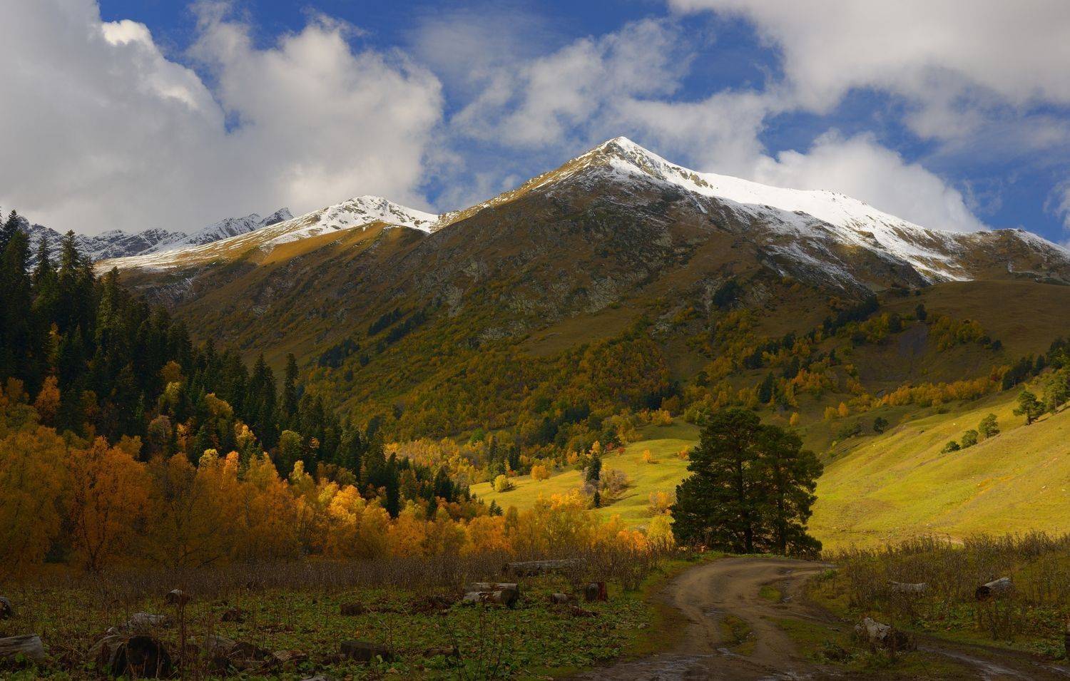 горы осень дукка архыз, Александр Жарников