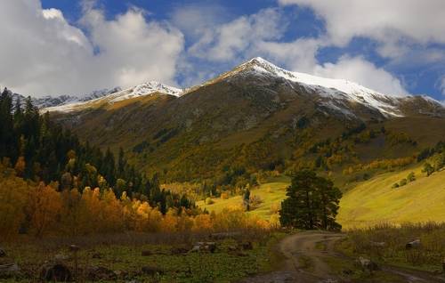 Осень в горах Кавказа