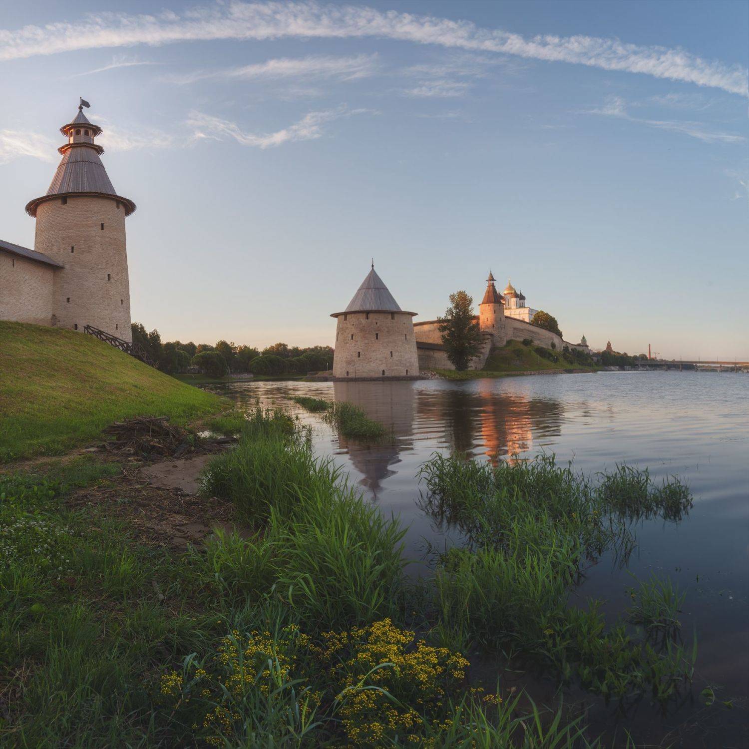 Псковская область, Кром, Псков, рассвет, утро, Дмитрий Шишкин