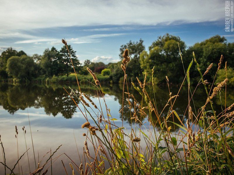 Вода, Закат, Небо, Природа, Украина Вечерняя велопрогулка. Буча, Блиставица, Гостомель, Мироцкое фото превью