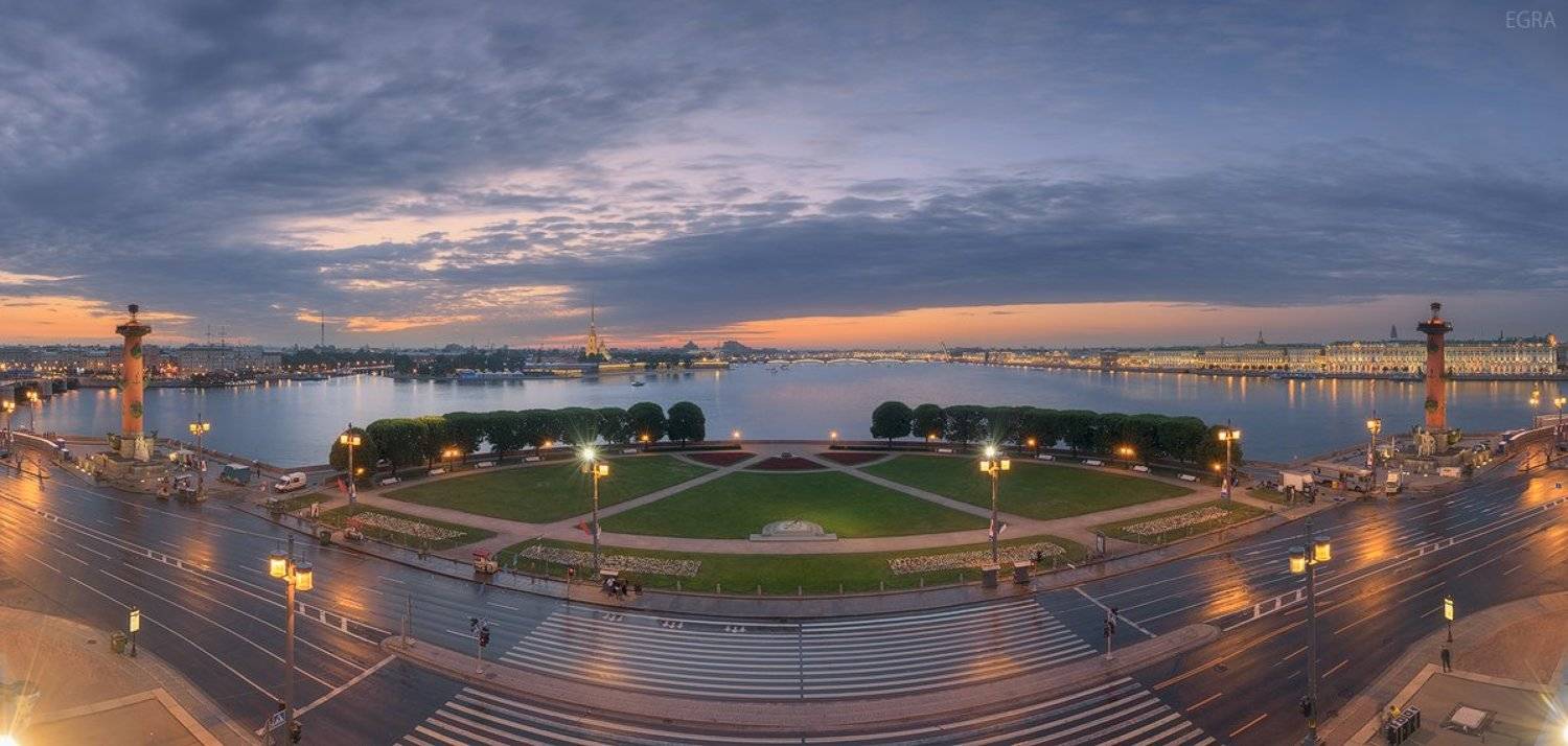 Нева, Ростральные колонны, Санкт-петербург, Стрелка васильевского острова, EGRA